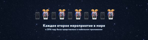 Спрос на мобильные приложения для ивентов продолжает расти